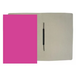 Pasta-C/Grampo-Trilho-Papelao-Rosa