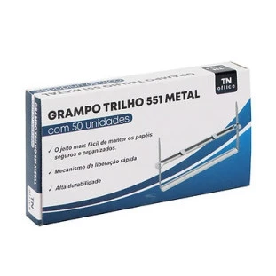 Grampo-Trilho-551-Metal-C/50-Unidades-TN-Office