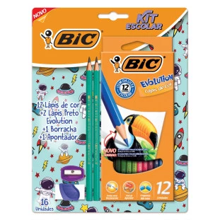 Kit-Escolar-Bic-16-Itens-Lapis-de-cor-+-Borracha-+-Apontador-+-2-Lapis