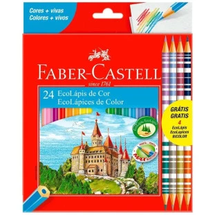 Lapis-de-Cor-Faber-Castell-20-Cores-+-4-Bicolores