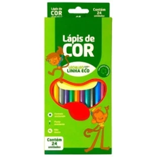 Lapis-de-cor-C/24-Cores-Leo&Leo-Ecologico