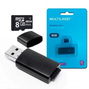 Pendrive-mais-Leitor-Usb-de-Cartcao-de-Memoria-8Gb