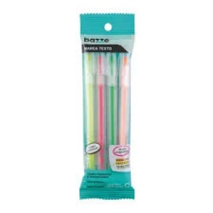 Marca-Texto-Bazze-Com-4-Cores-