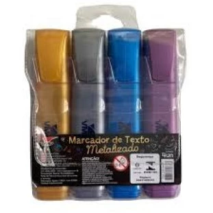 Marca-Texto-Metalizado-Com-4-Cores-