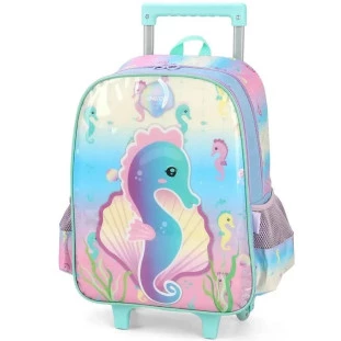 Mochila-Com-Carrinho-Cavalo-Marinho-Verde-