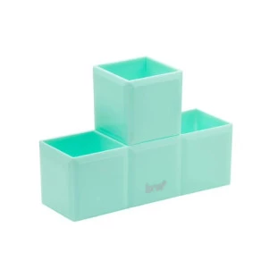 Organizador-Plastico-de-Mesa-Tetris-Verde-Pastel