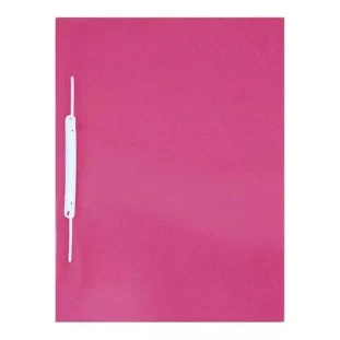 Pasta-C/Grampo-Trilho-Plastica-Rosa