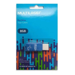Pendrive-Titan-Colors-8Gb-Multilaser