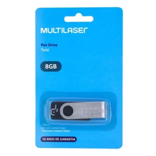 Pendrive-Twist-Multilaser-8Gb