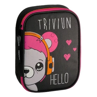Estojo-Triviun-Preto/Urso-100-Pens-11197