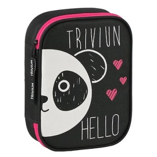Estojo-Triviun-Preto/Panda-100-Pens-11197