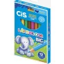 Lapis-de-Cor-Plastic-Big-+-Apontador,-Cis-Sextavado-12-cores