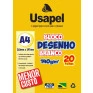 Bloco-de-Desenho-Branco-Usapel-A4-140G-M2-20FL-210X297MM