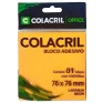 Bloco-Adesiivo-Laranja-Neon-Colacril-76x76mm-C/100-Fls