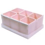 Caixa-Organizadora-com-6-Porta-Objetos-Rosa