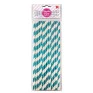 Canudo-De-Papel-C/12-Chevron-Listrado-Azul-Claro