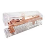 Grampeador-de-Mesa-Ouro-Rose-para-20-Folhas-G107