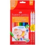 Lapis-de-Cor-Faber-Castell-12-Cores-Jumbo-Triang-+-2-Lapis-de-Granito