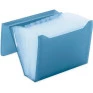 Pasta-Sanfonada-Plastica-Duplicata-C/12-Divisorias-Azul
