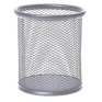 Porta-Caneta-Redondo-Metal-Prata