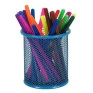 Porta-Caneta-Redondo-Metal-Azul-