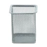 Porta-Caneta-505-Quadrado-Metal-Prata