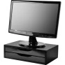 Suporte-P/-Monitor-Black-Piano-2-Gavetas-Preta