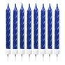 VELA-ESPIRAL-MET-0,75X8CM---AZUL-C/8